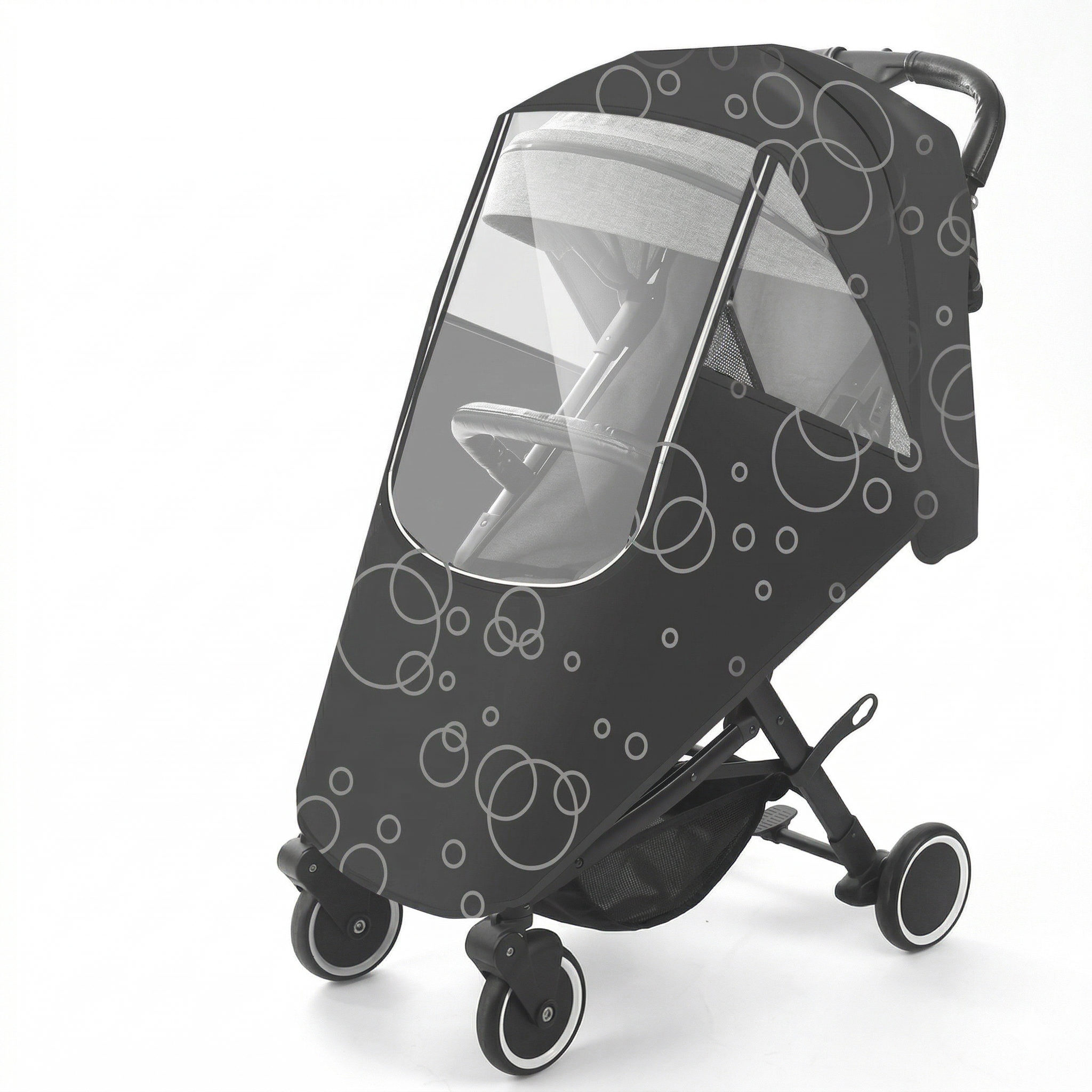 Protector de lluvia para carruaje de bebé impermeable universal - Imagen 3