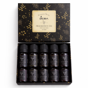 Aceites esenciales set 8 aromas para difusor y aromaterapia en caja elegante