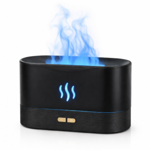Difusor aroma fuego efecto llama LED humidificador moderno decorativo